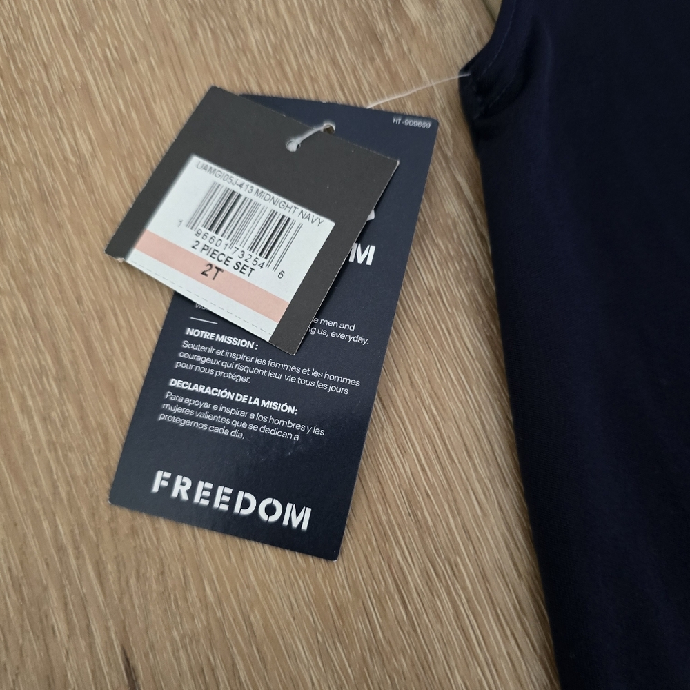 Under Armour Toddler Boys Freedom Flag Tank Top and Shorts Set  Midnight… - Picture 8 of 9
